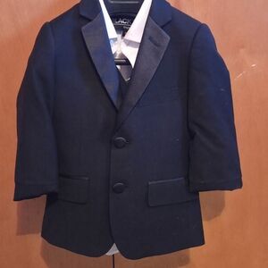 Black Tie Super 150's Full Tuxedo For Kids Size 3